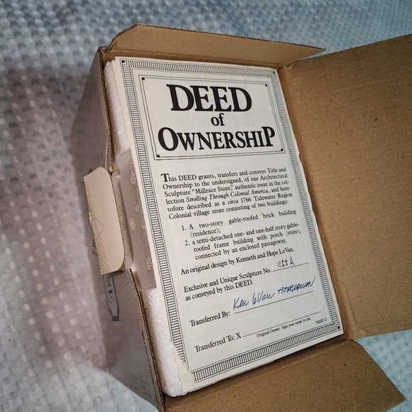 HAWTHORNE ARCHITECTURAL REGISTER EUC "MILLRACE STORE " #1155A  VILLAGE HOUSE - Picture 3 of 7